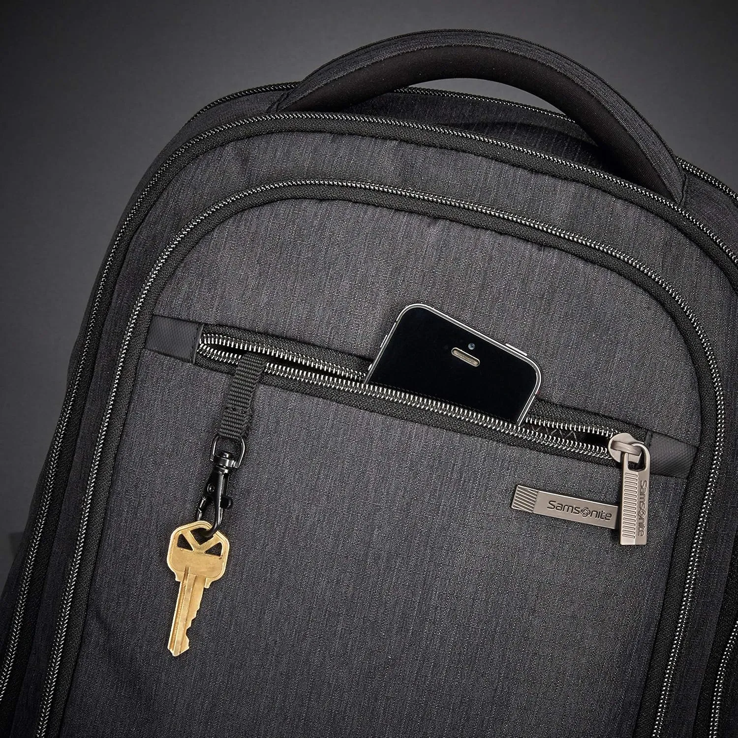 Samsonite Modern Utility Mini Laptop Backpack, Charcoal Heather, One Size