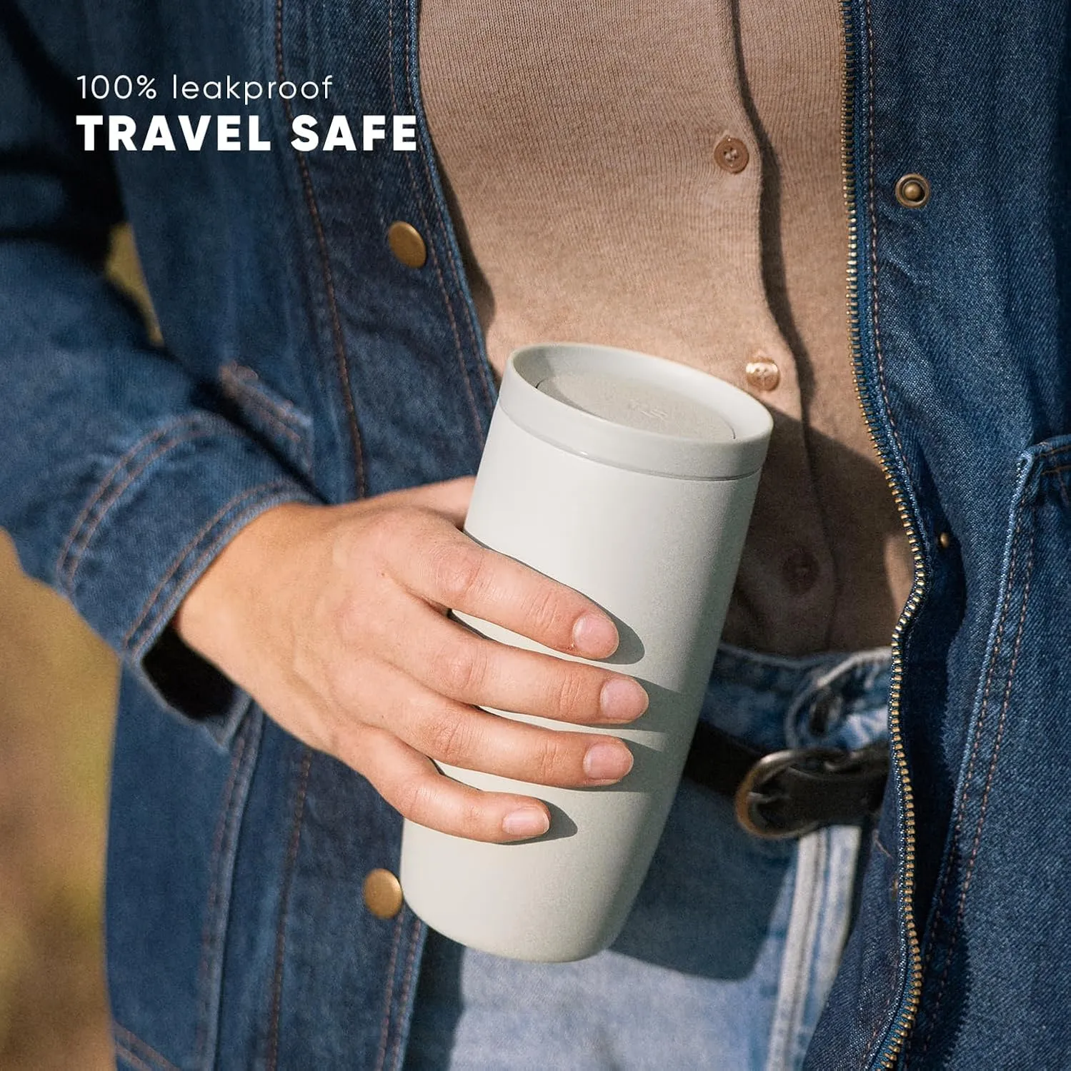 Simple Modern Travel Coffee Mug Tumbler with 360 Lid | Ceramic-Lined Insulated Stainless Steel Cold Brew Iced Coffee Cup | Gifts for Women Men Her Him | Voyager Signature | 16oz | Midnight Black