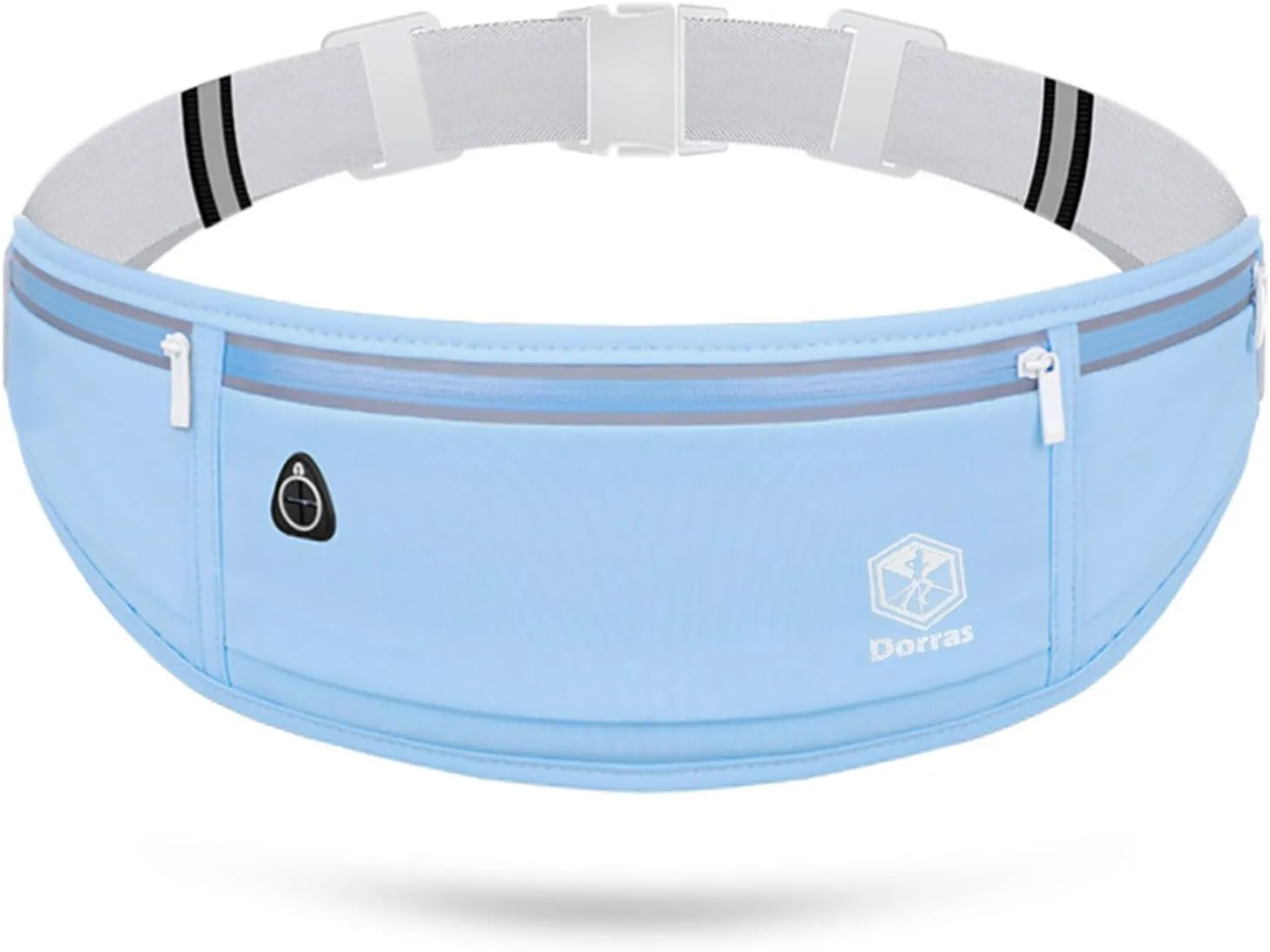 Slim Running Belt Fanny Pack for Women & Men, Running Phone Holder Runners Belt Waist Pack Bag for Running Hiking Sports