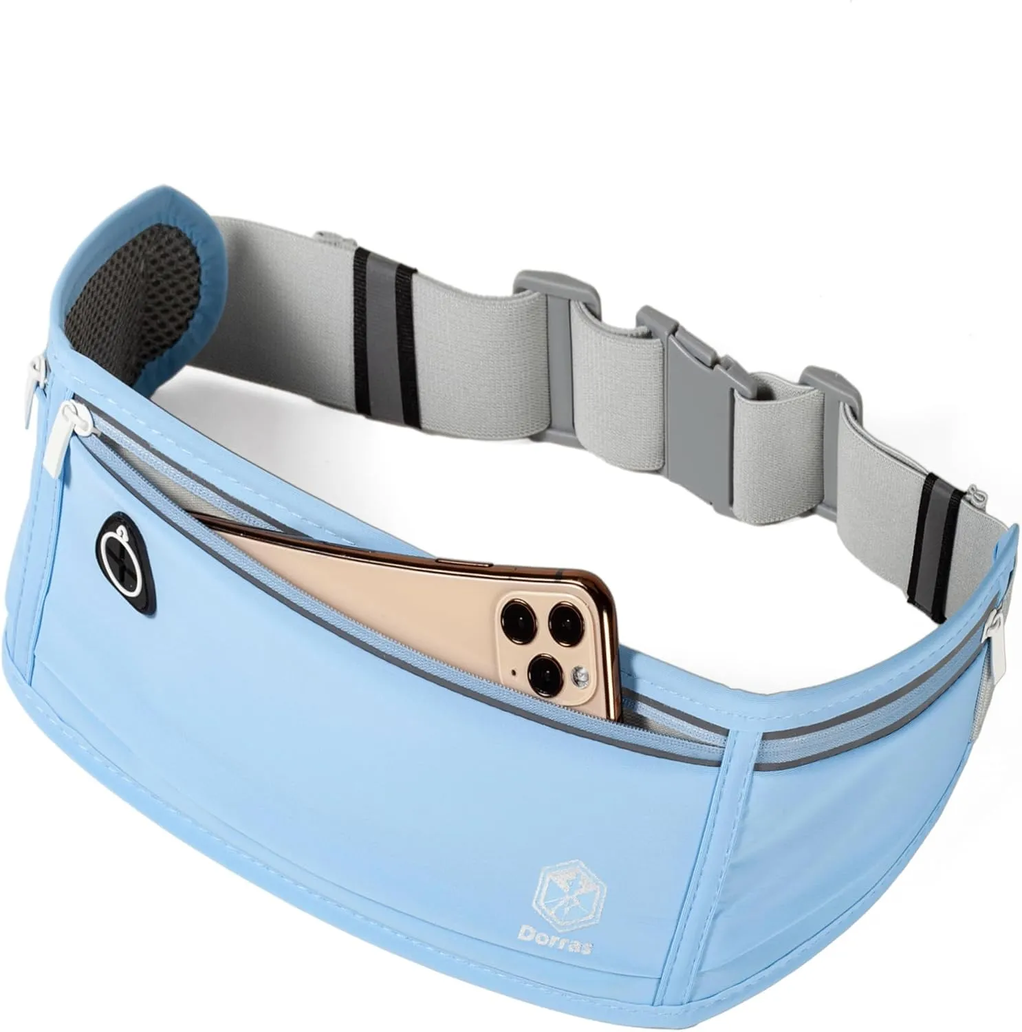 Slim Running Belt Fanny Pack for Women & Men, Running Phone Holder Runners Belt Waist Pack Bag for Running Hiking Sports