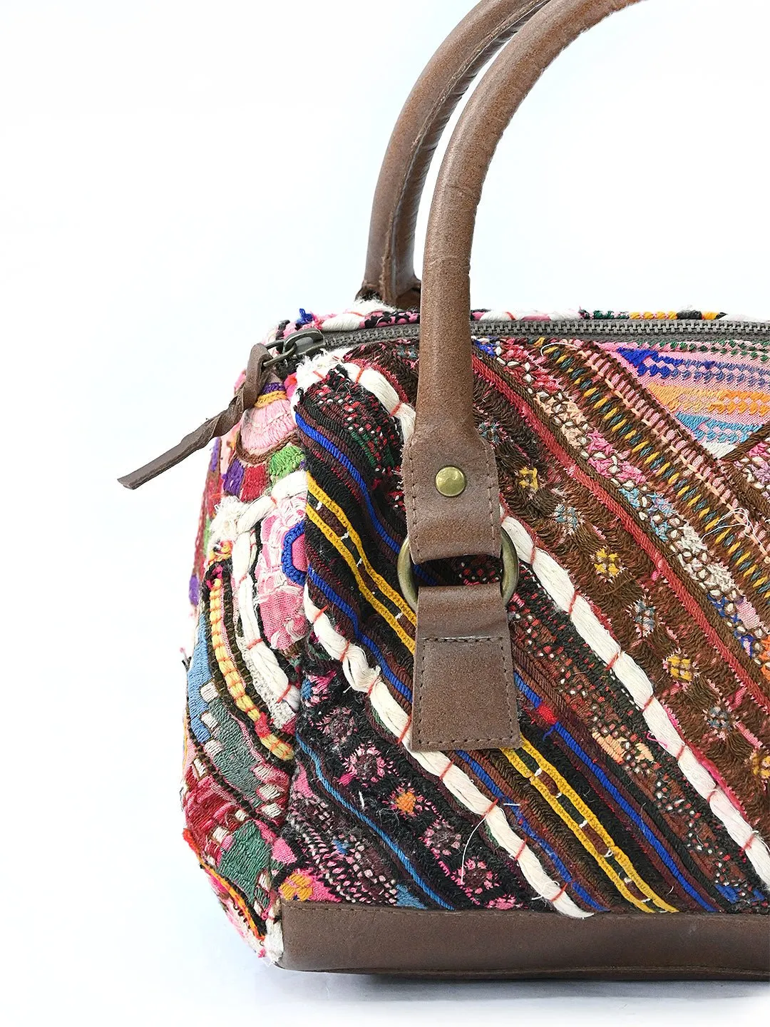 SPARKY - VINTAGE FABRIC PATCHWORK DUFFLE BAG
