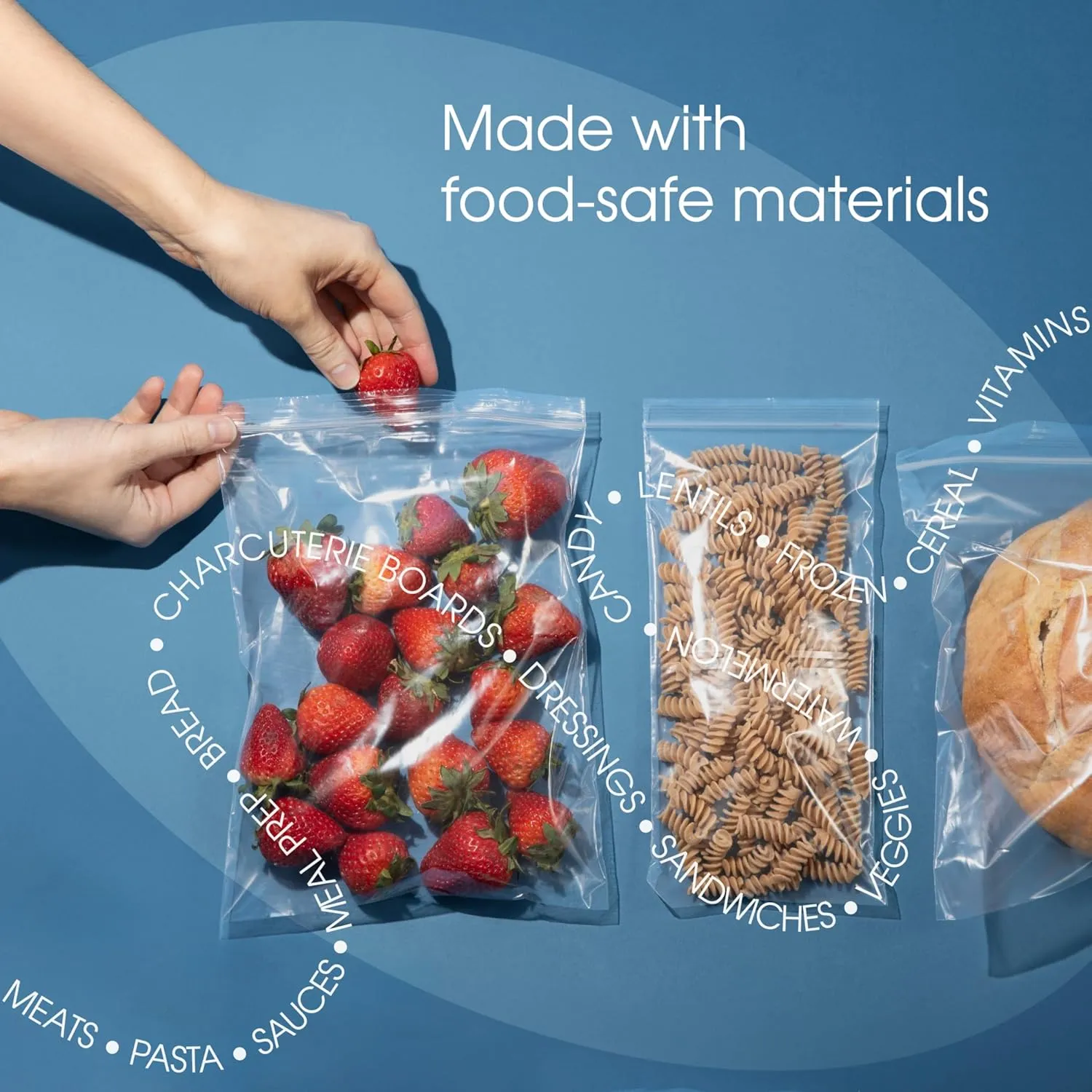 Spartan Industrial - 6 X 9 (100 Count) Quart Clear Reclosable Zip Plastic Poly Bags with Resealable Lock Seal Zipper - 2 Mil