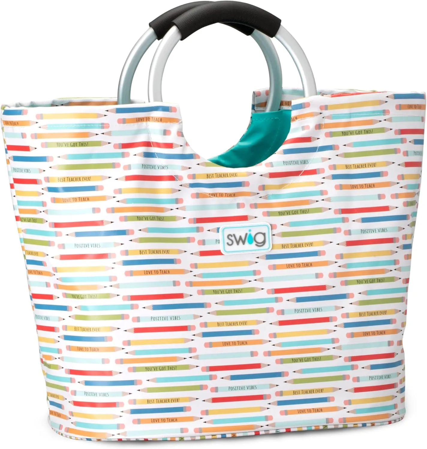 Swig Life Loopi Tote Bag, Large, Lightweight, Waterproof Beach and Utility Bag
