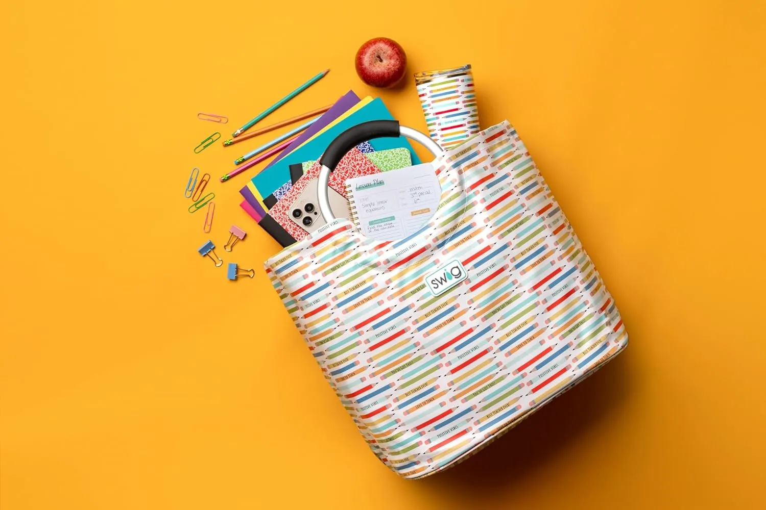 Swig Life Loopi Tote Bag, Large, Lightweight, Waterproof Beach and Utility Bag