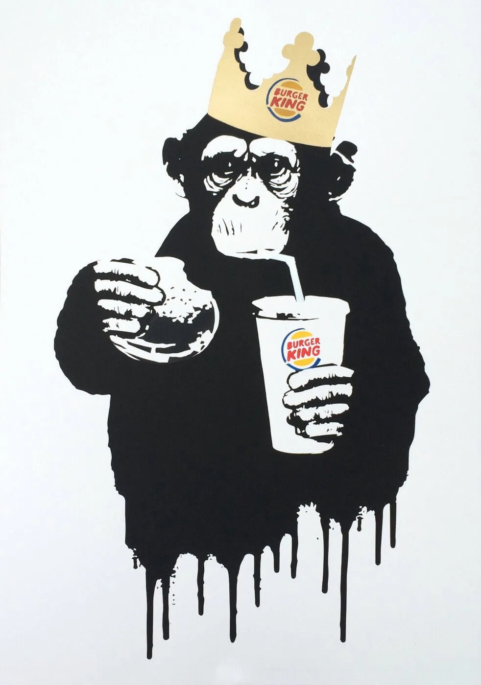 Thirsty Burger King - Banksy