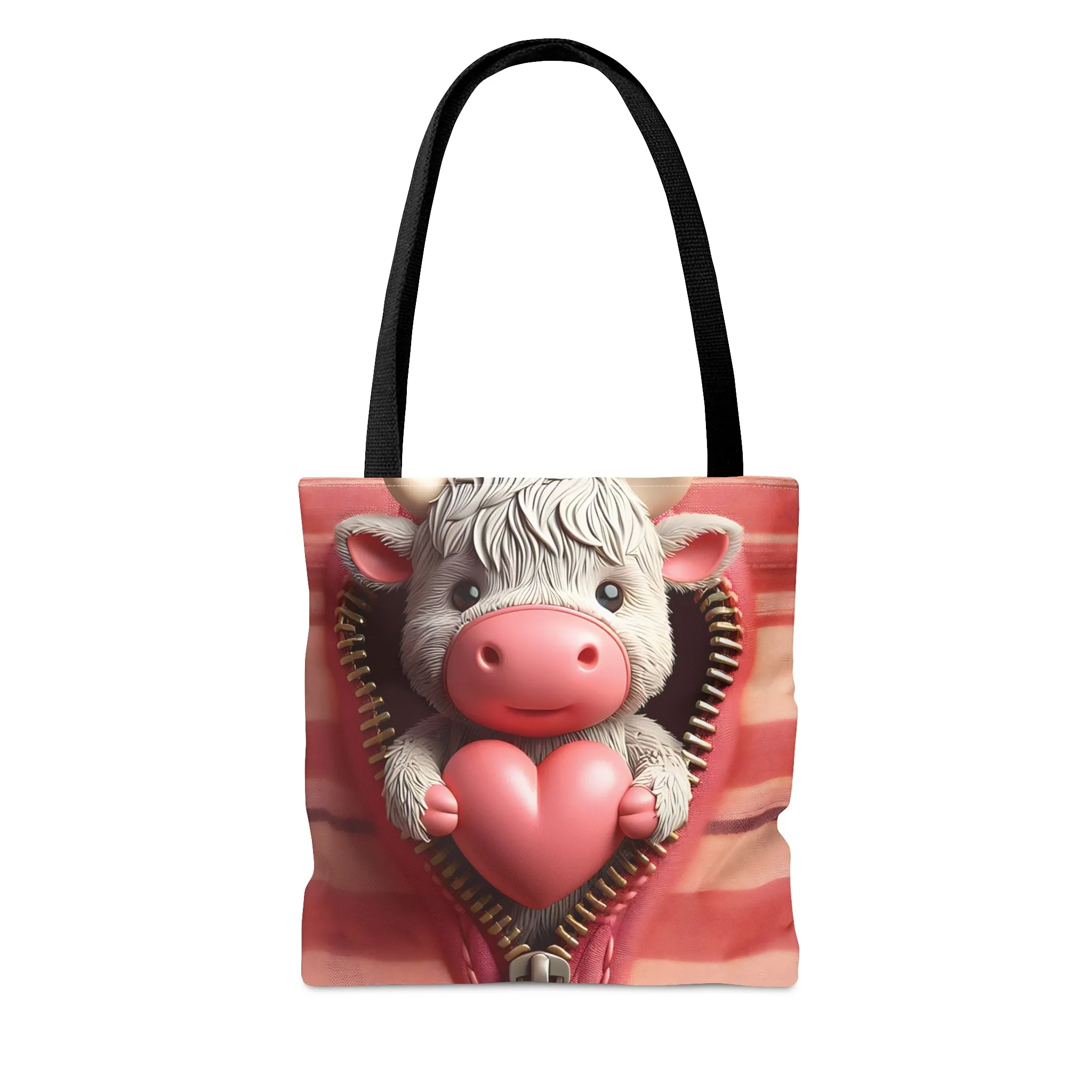 Tote Bag, Highland Cow, Personalised/Non-Personalised Tote bag