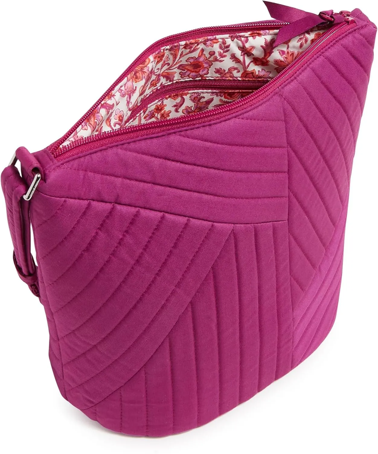 Vera Bradley Women's Cotton Bucket Crossbody Purse
