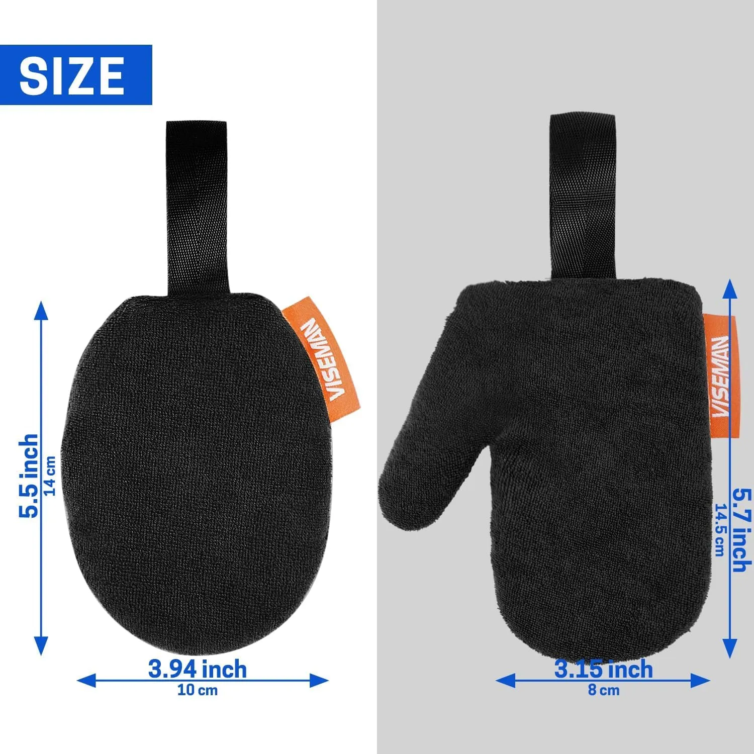 VISEMAN Bowling Grip Bag - Microfiber Grip Sack with Powder Bag for Drying Hands